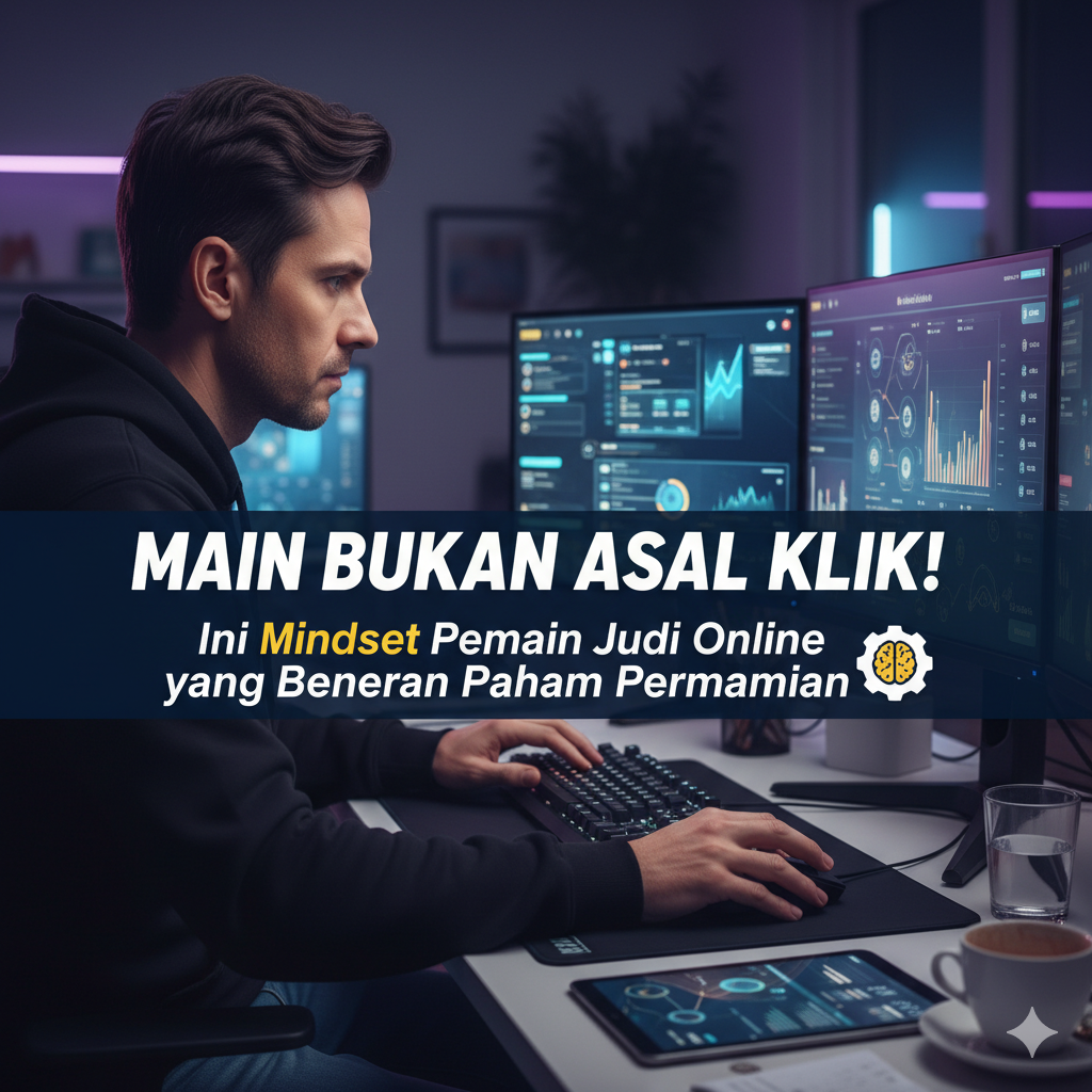 Main Bukan Asal Klik! Ini Mindset Pemain Judi Online yang Beneran Paham Permainan